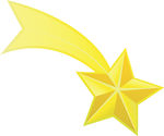 Vector Shooting Star Clip Art