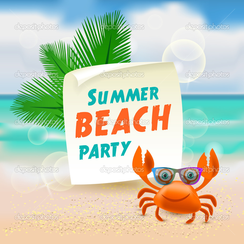 Vector Summer Beach Party