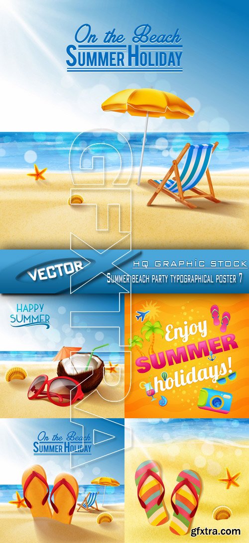 Vector Summer Beach Party