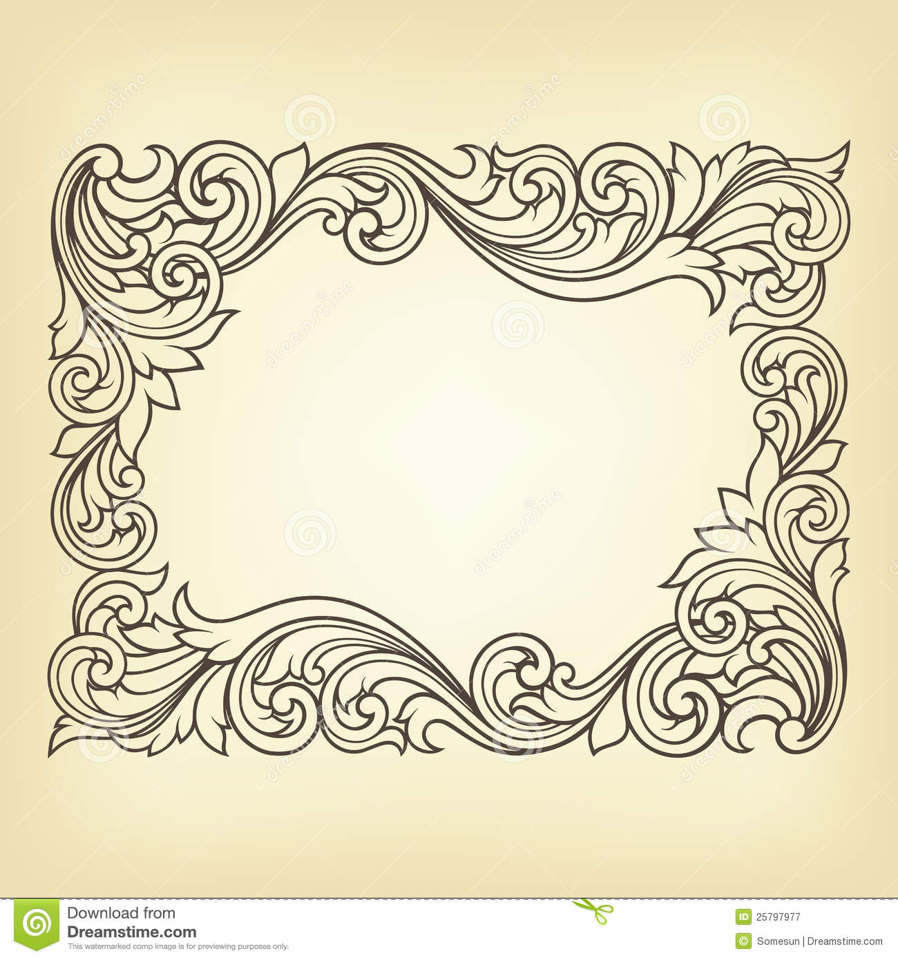 Vintage Borders and Frames Vectors