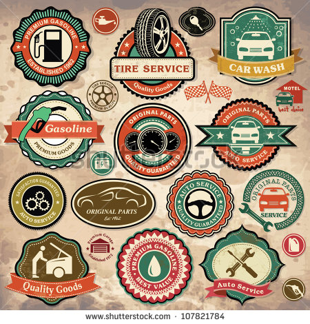 Vintage Car Vector Logo