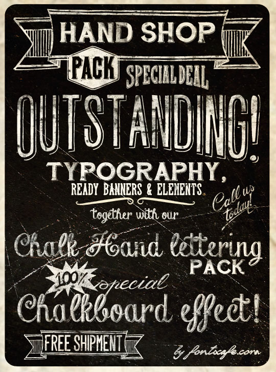 Vintage Hand Lettering Fonts Vintage Hand Lettering Fonts
