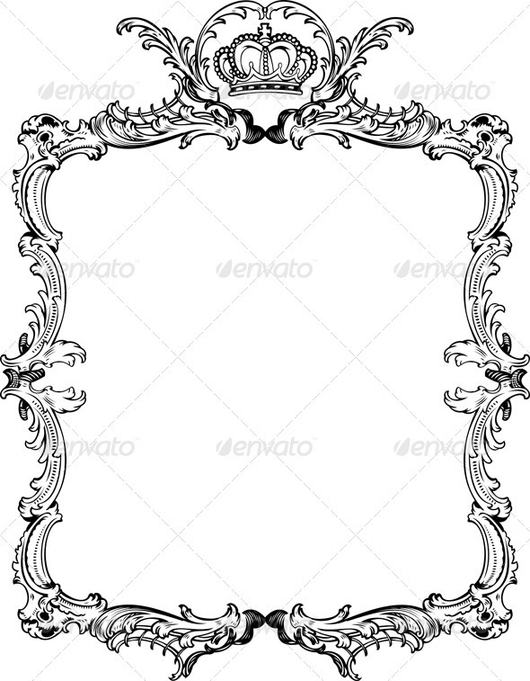 Vintage Vector Ornate Frames