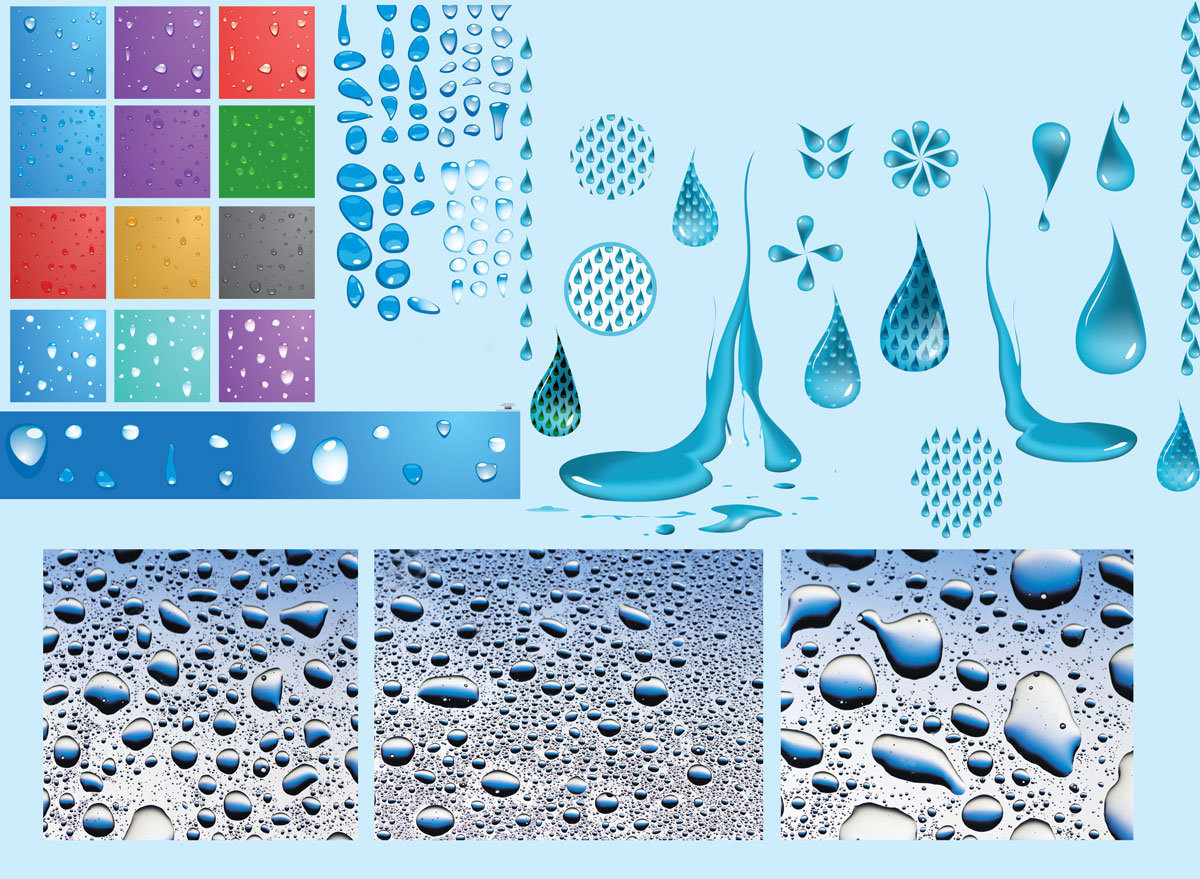 Waterdrops PSD