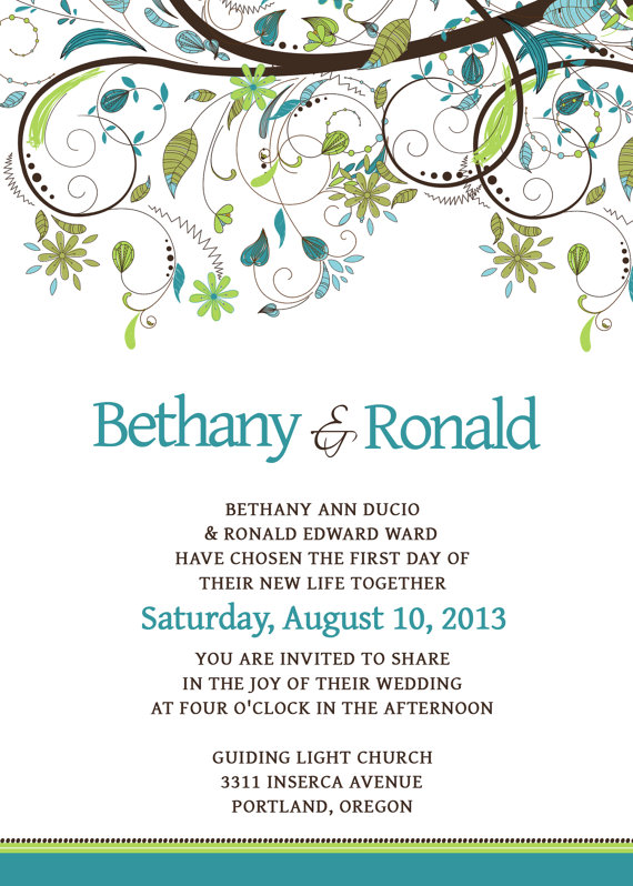 Wedding Invitation Templates