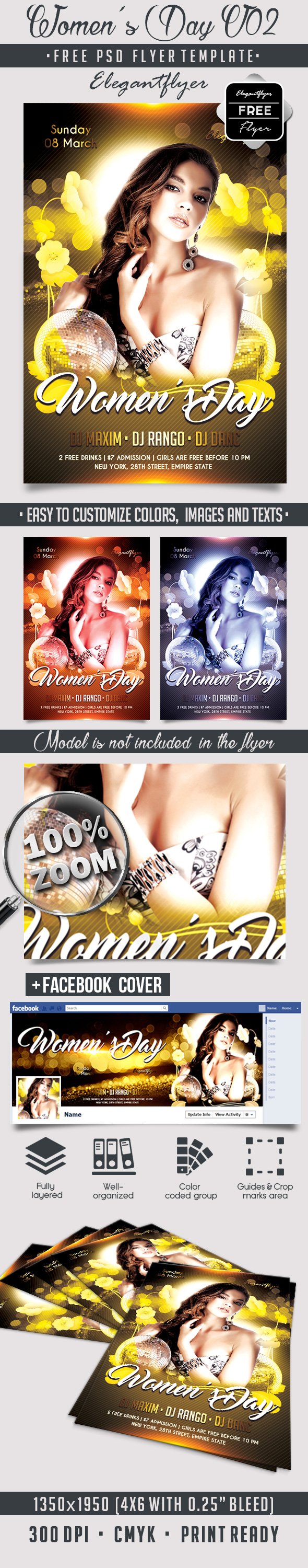 Women's Day Flyer Template Free