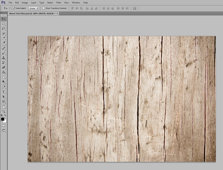 Wood Text Effect Photoshop