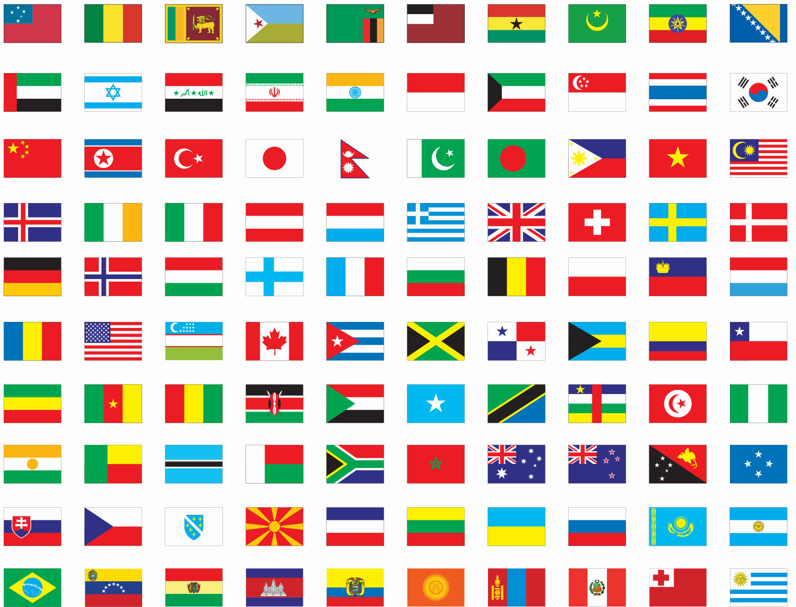 World Country Flags