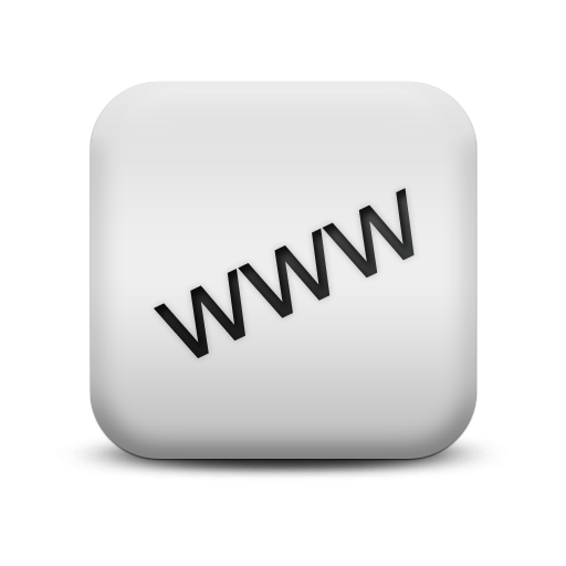 World Wide Web Icon Black and White