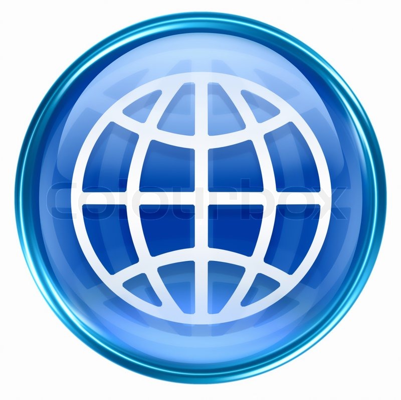 World Wide Web Icon Blue