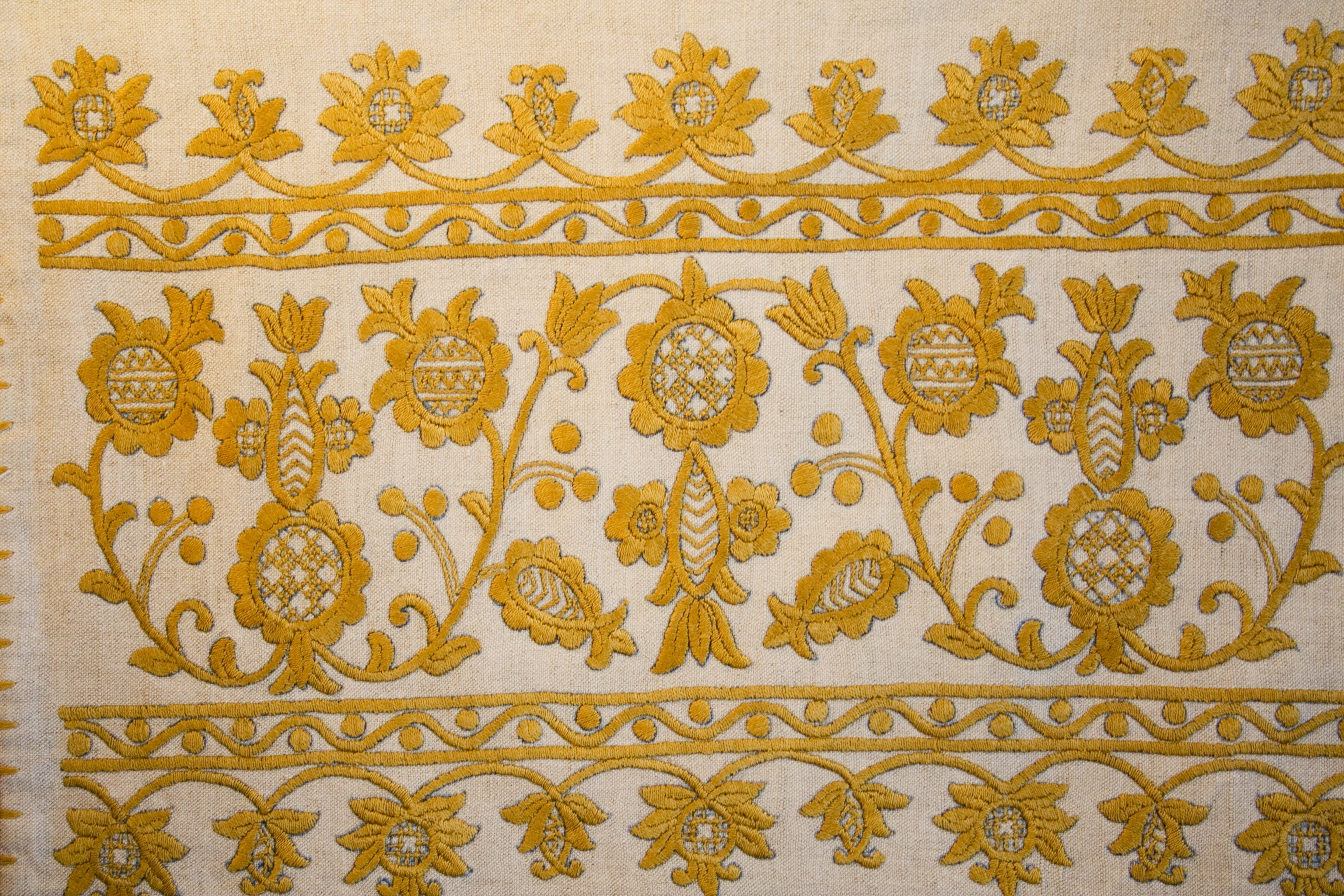 Yellow Textile Pattern