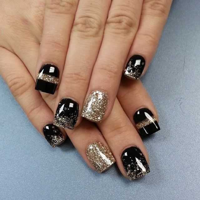 2015 New Year Nail Designs