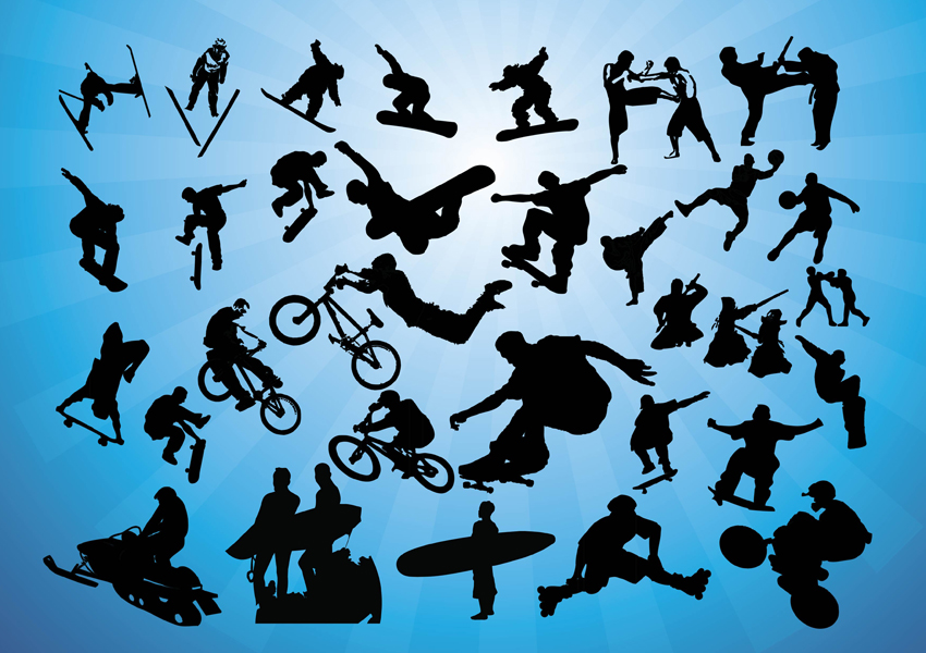 Action Sports Vectors Action Sports Vectors