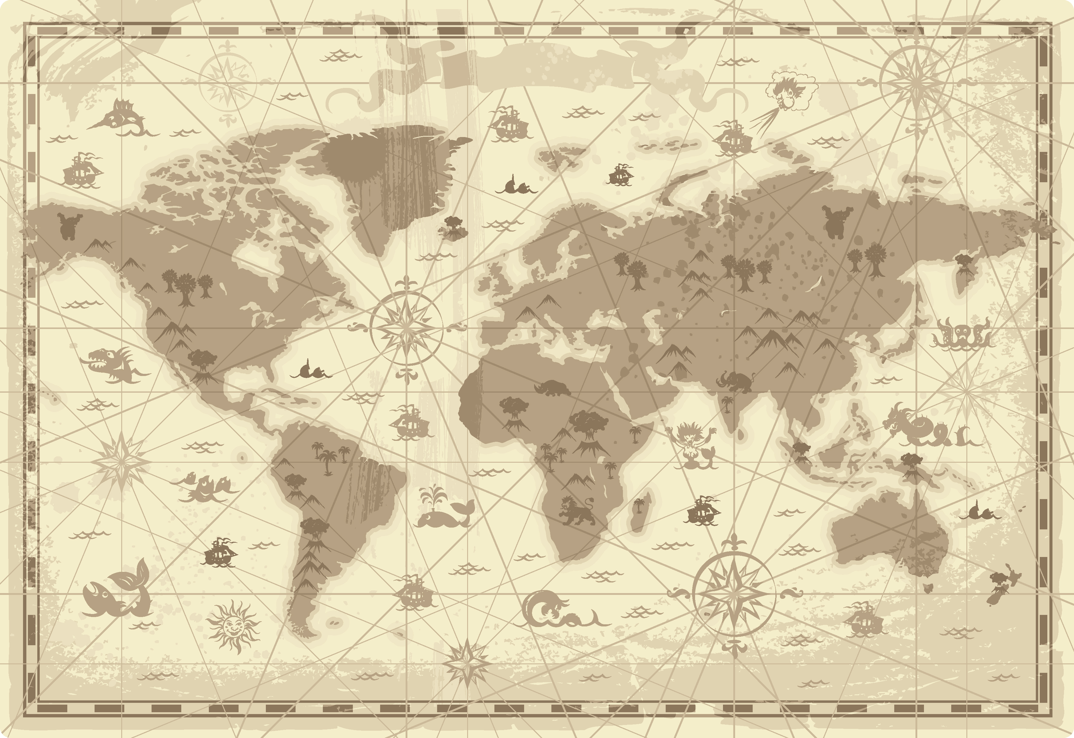 Ancient World Map Ancient World Map