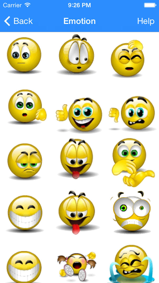 Animated Smiley Faces Emoji