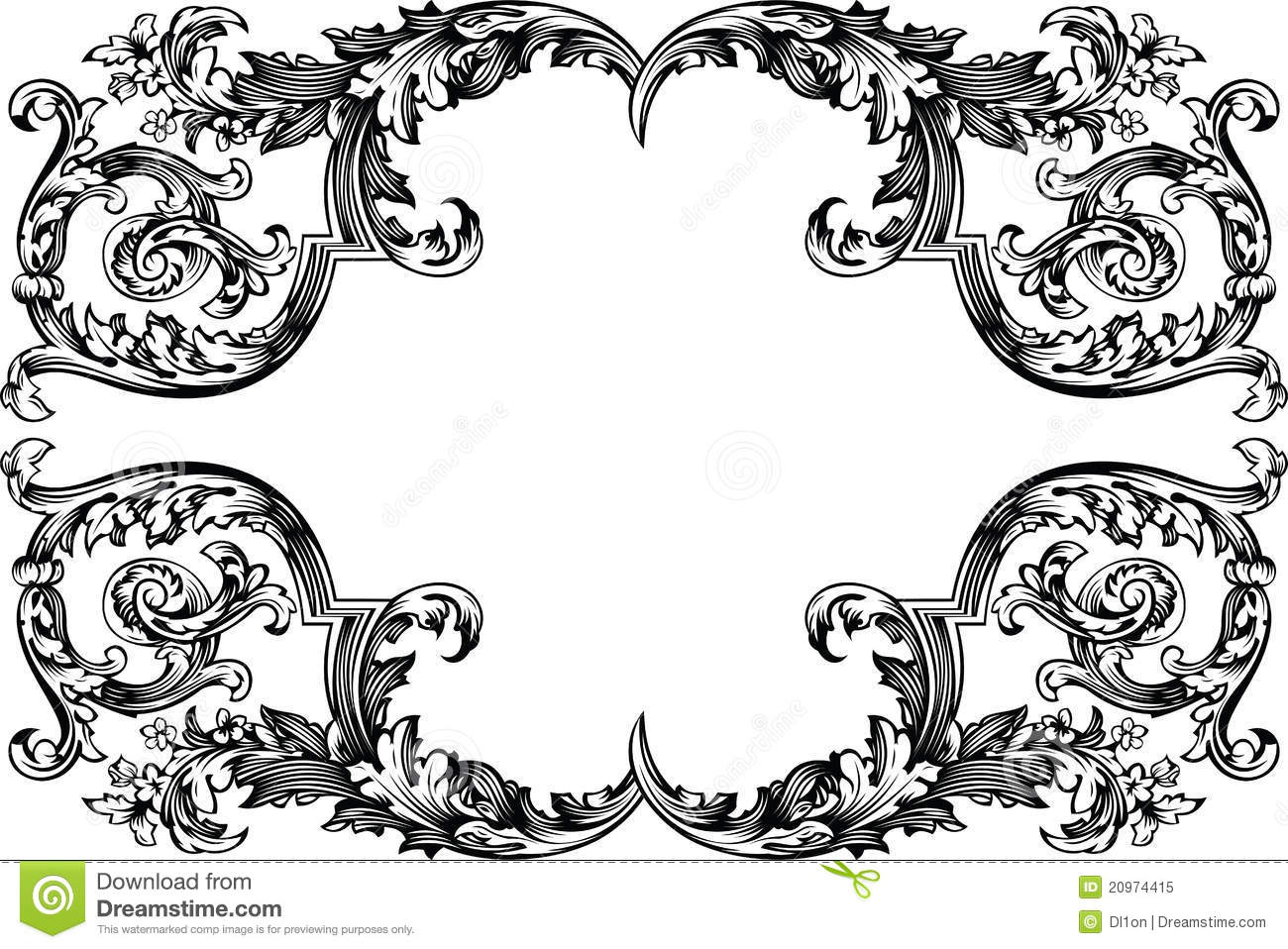 Antique Vintage Frame Vector