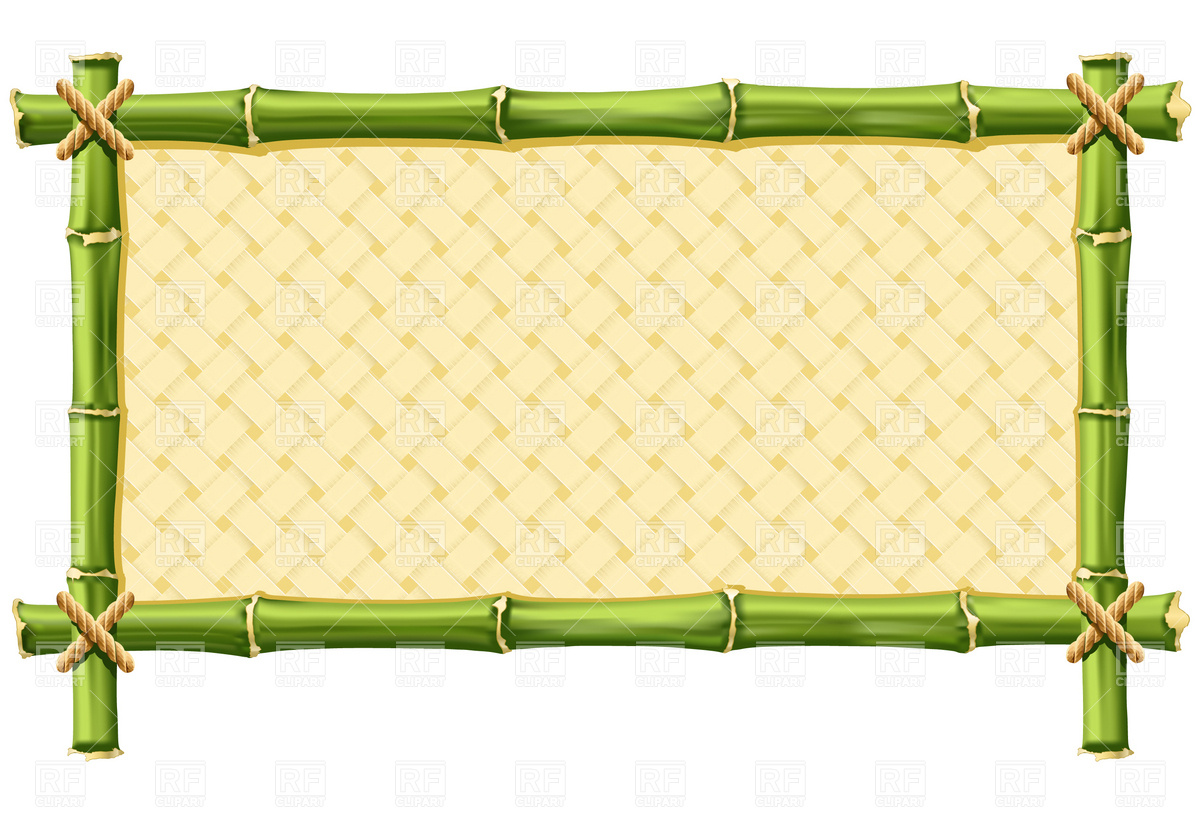 Bamboo Border Clip Art