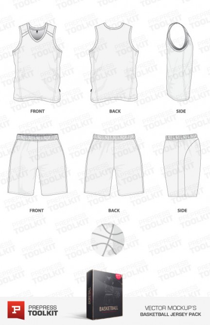 Basketball Jersey Template Vector