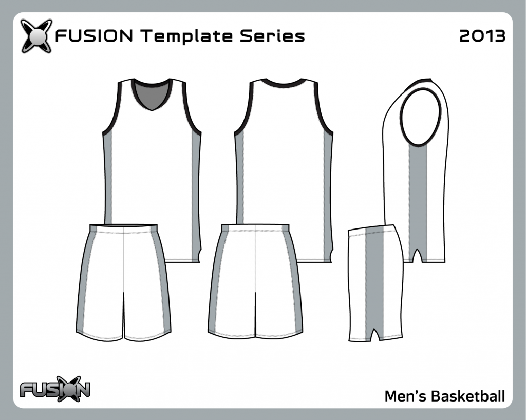 Basketball Uniform Design Template