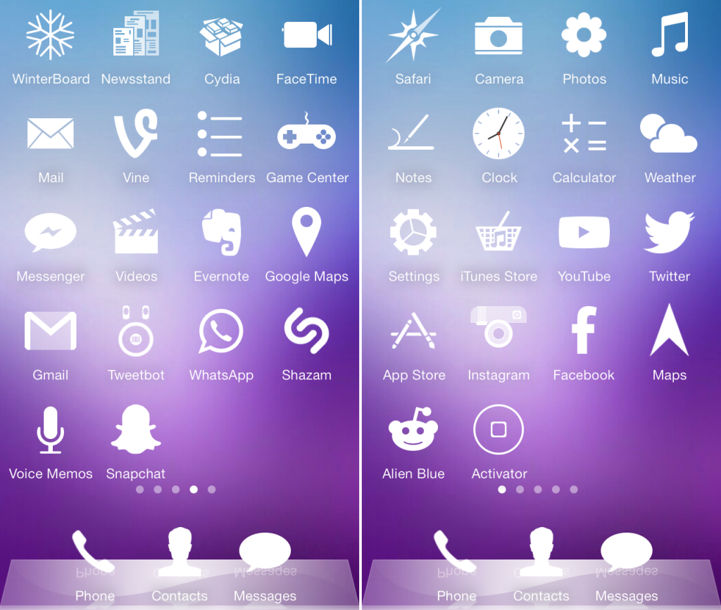 Best Cydia Winterboard Themes iOS 8