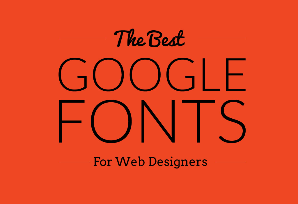 Best Google Fonts