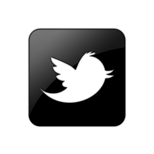 Black and White Twitter Logo Icon Black and White Twitter Logo Icon