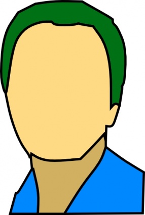 Blank Head and Face Clip Art