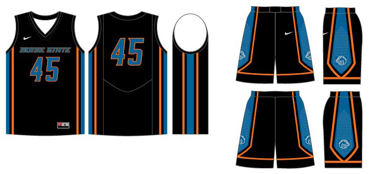 Boise State Basketball Uniforms