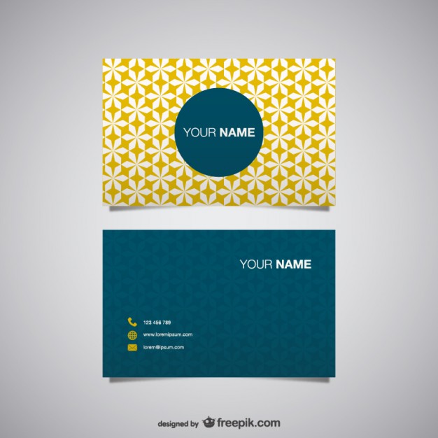 Business Card Vector Free Download