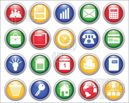 Business Office Icon Clip Art