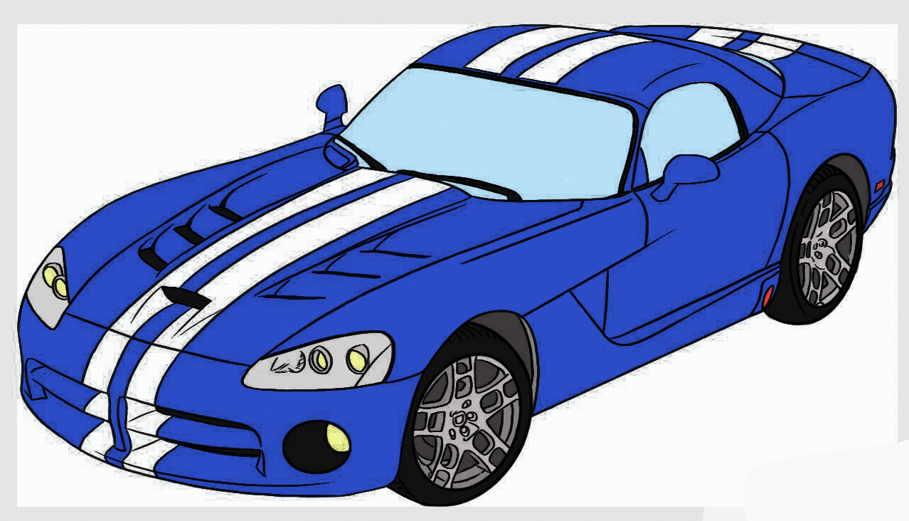 Car Line Drawing