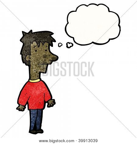 Cartoon Boy Thinking Cartoon Boy Thinking