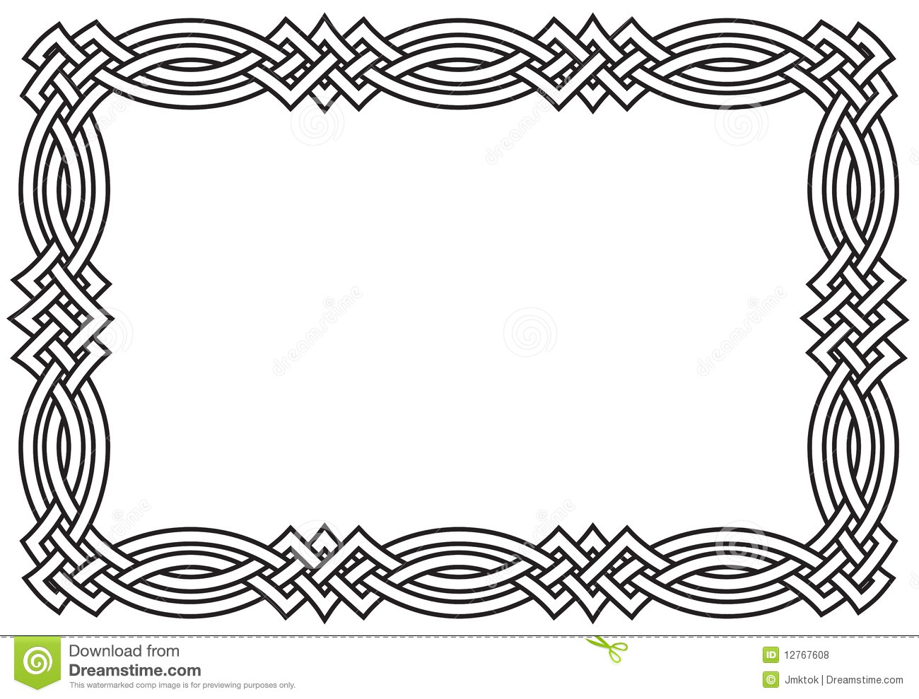 Celtic Knot Border Clip Art