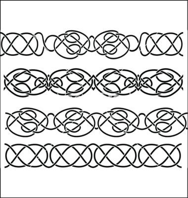 Celtic Knot Border Vector Free