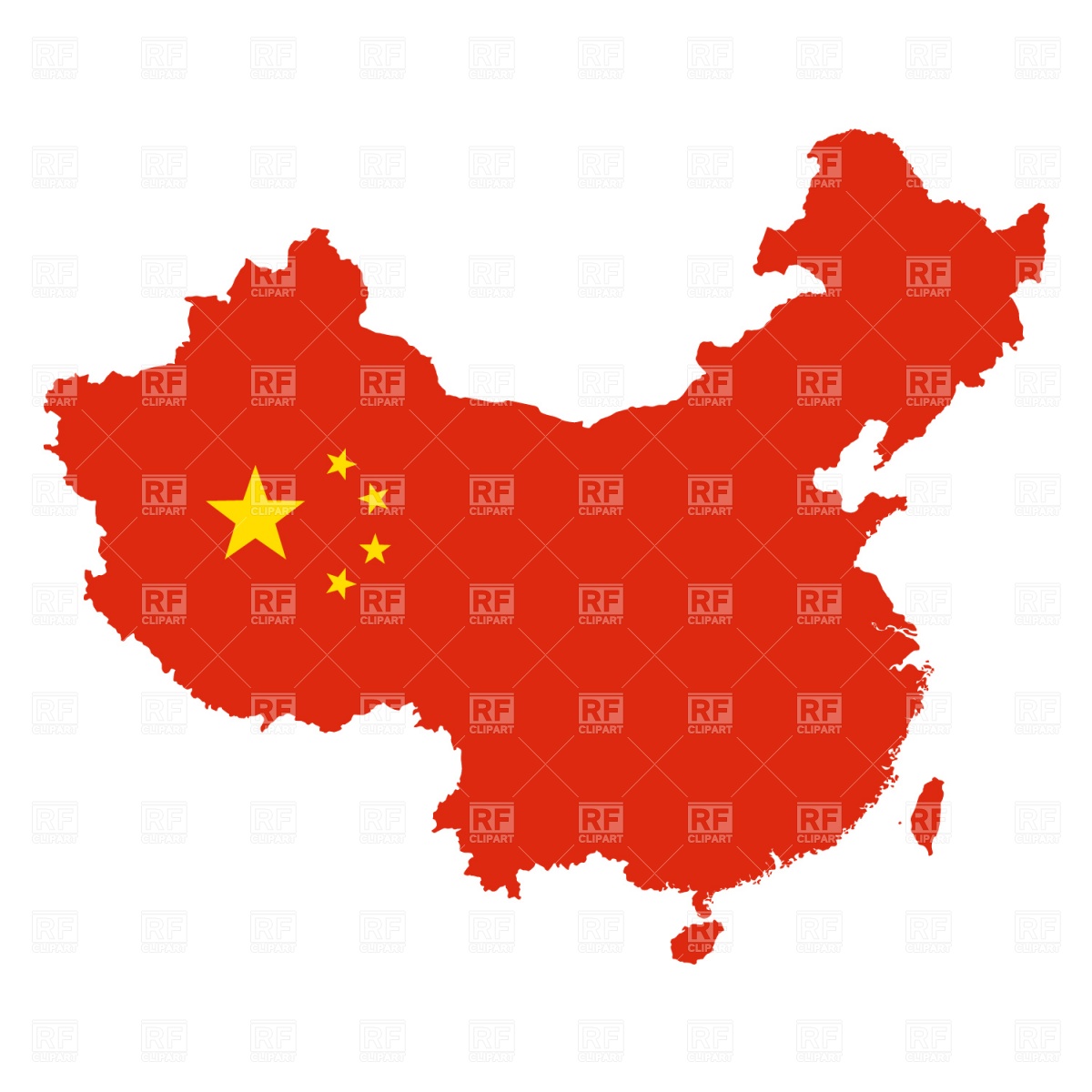 China Map Clip Art