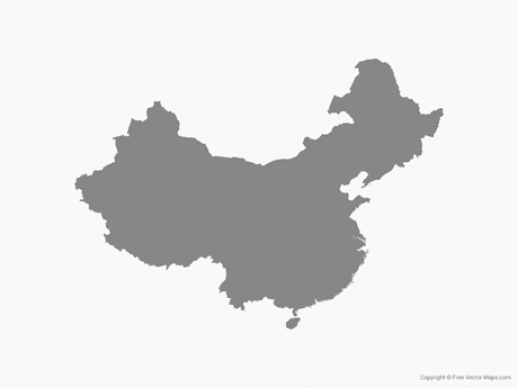 China Map Vector