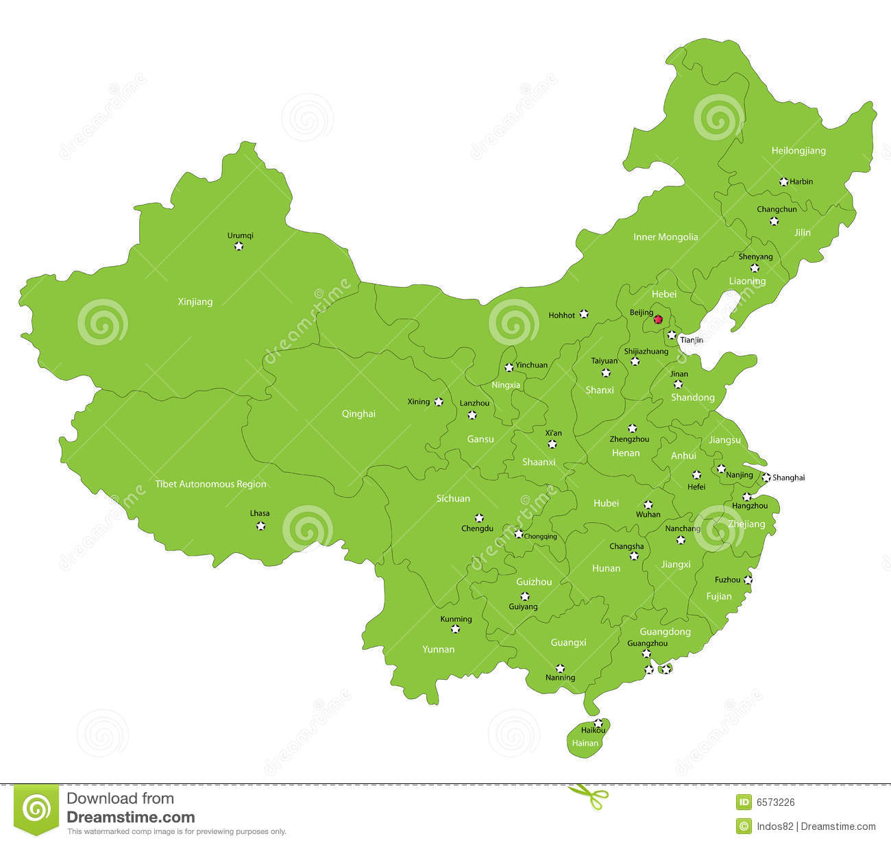 China Map Vector