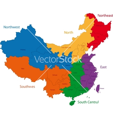 China Map Vector