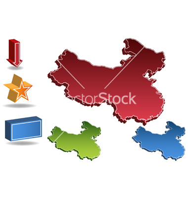 China Map Vector