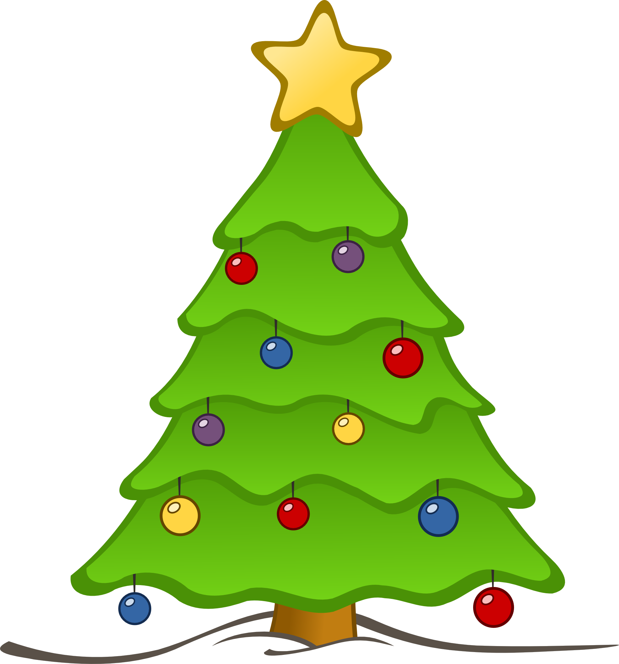 16 Photos of Christmas Tree Graphics Free