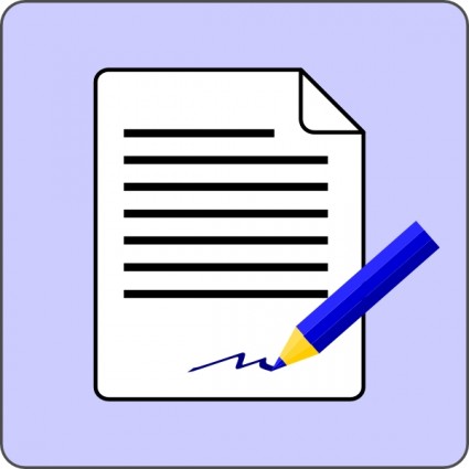 Contract Document Clip Art Contract Document Clip Art