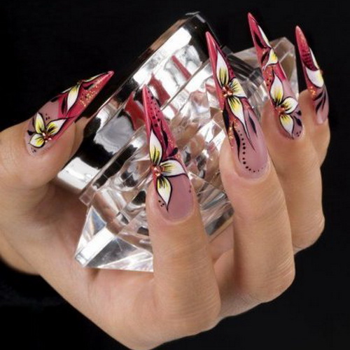 Crystal Nail Art Designs Crystal Nail Art Designs