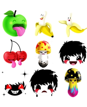 Cute Cartoon Emoticons