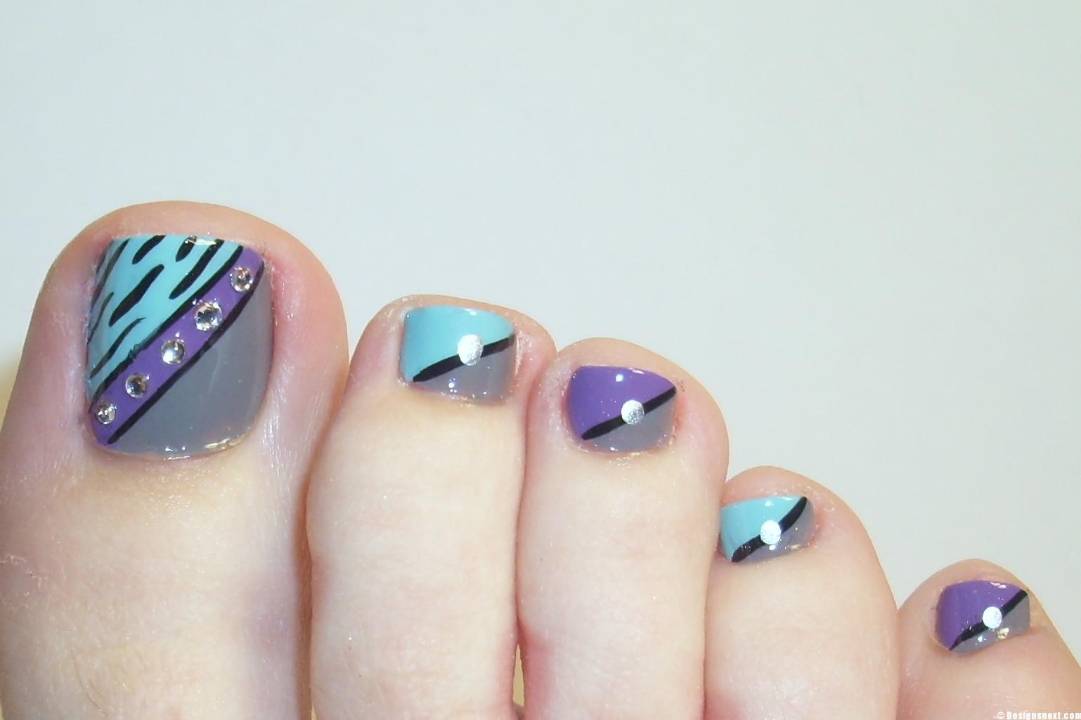 Cute Toe Nail Design