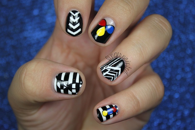 Designs On Each Nail Different