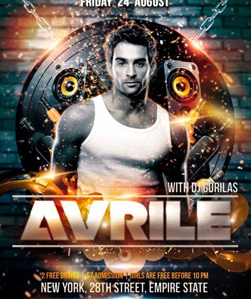 DJ Flyer PSD Template DJ Flyer PSD Template