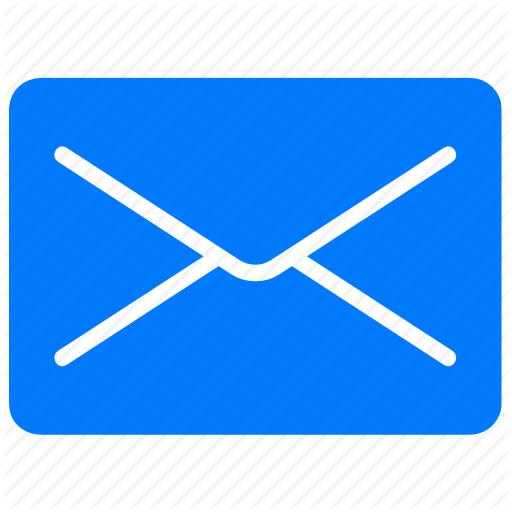 12 Blue Email Envelope Icon Images