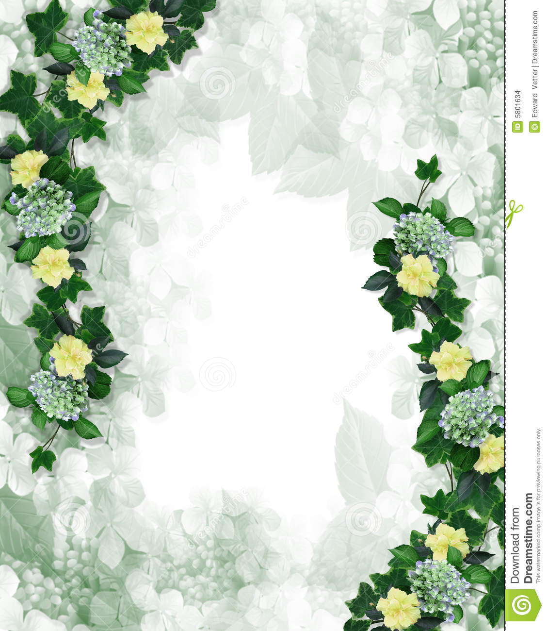 Flower Invitation Border Designs