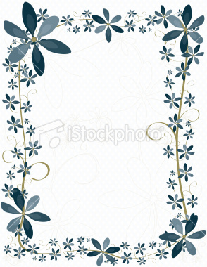 Flower Page Border Designs