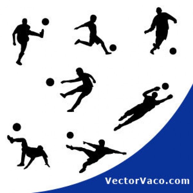Football Player Silhouette Vector Football Player Silhouette Vector